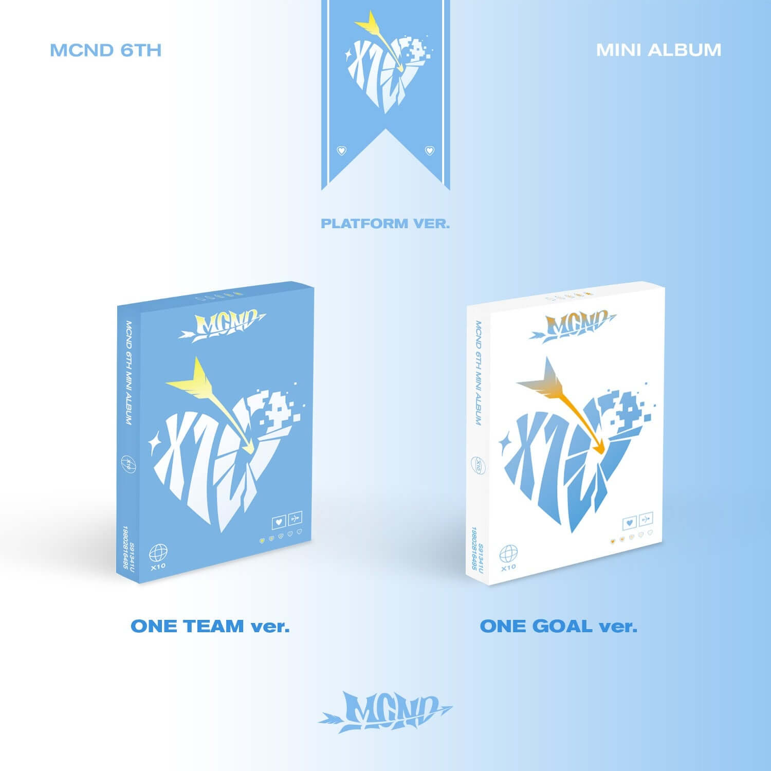 MCND - 6th Album [X10] (Platform) ONE GOAL ver. - Kpop Album | Kool Seoul - Buy Kpop Albums Online