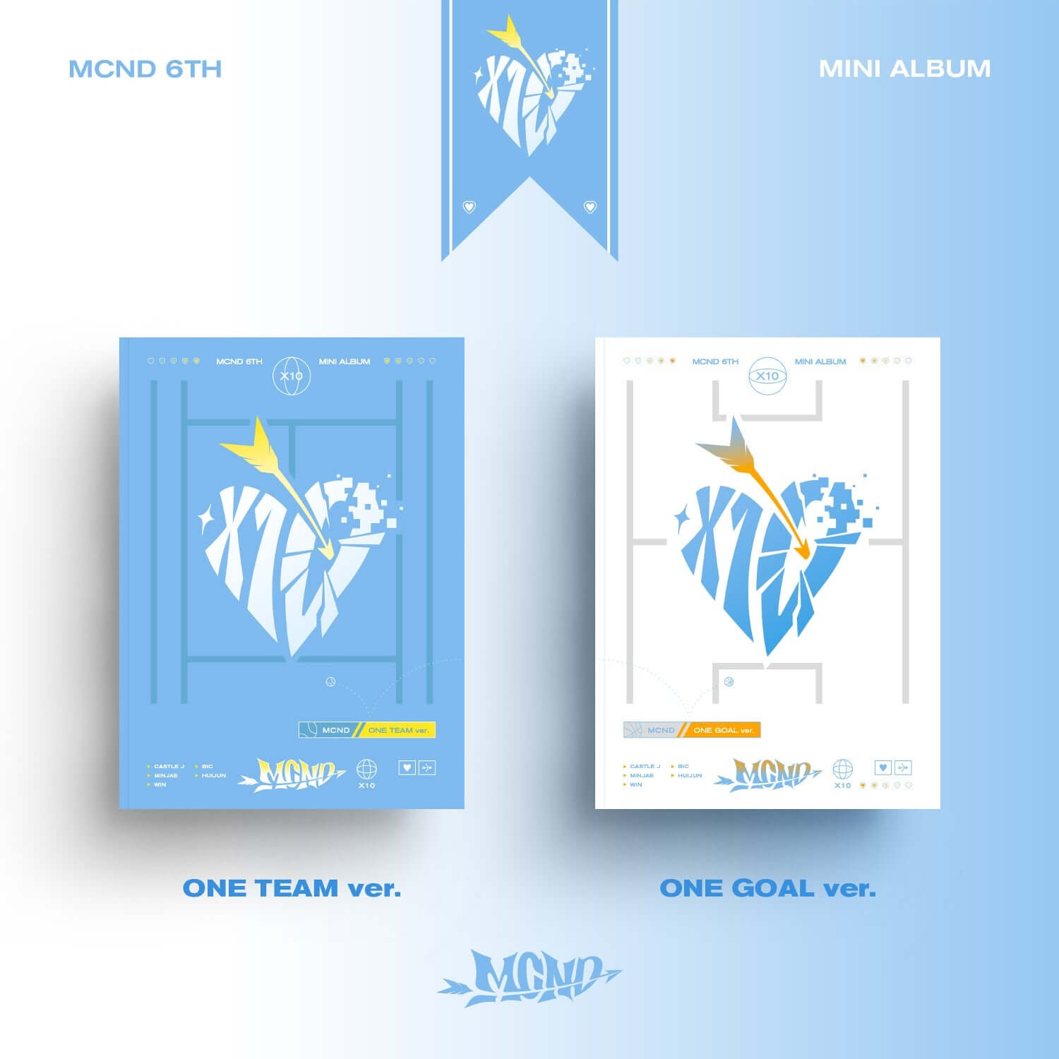MCND - 6th Album [X10] (Set of 2) - Kpop Album | Kool Seoul - Buy Kpop Albums Online