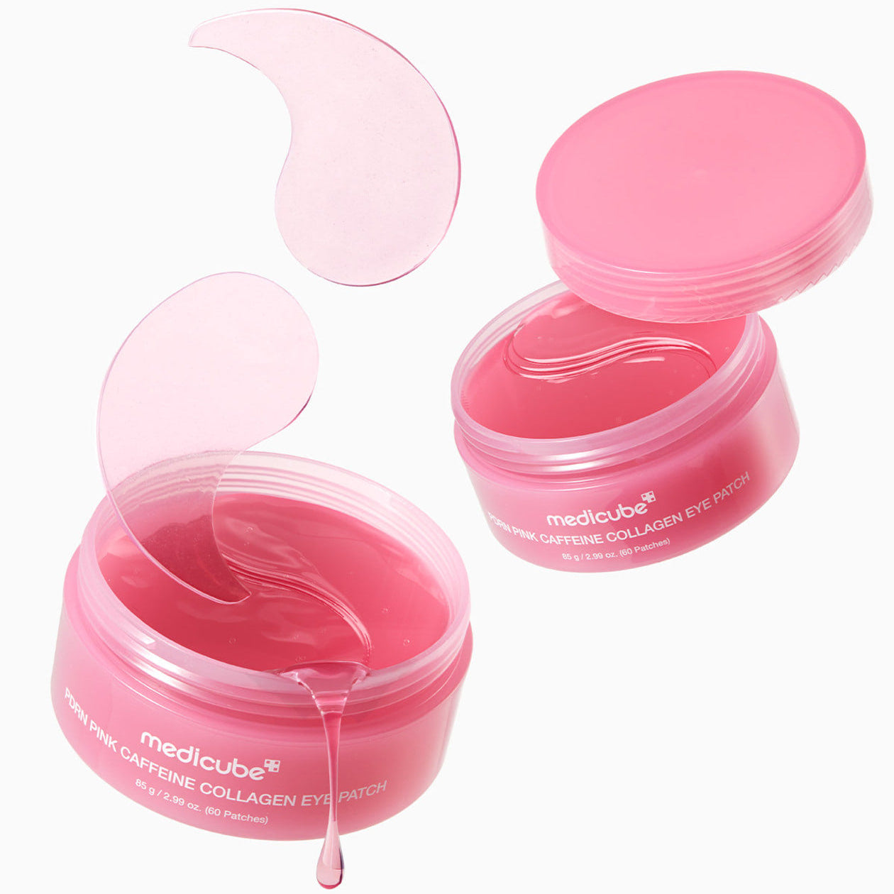 Medicube Pdrn Pink Caffeine Collagen Eye Patch 60ea