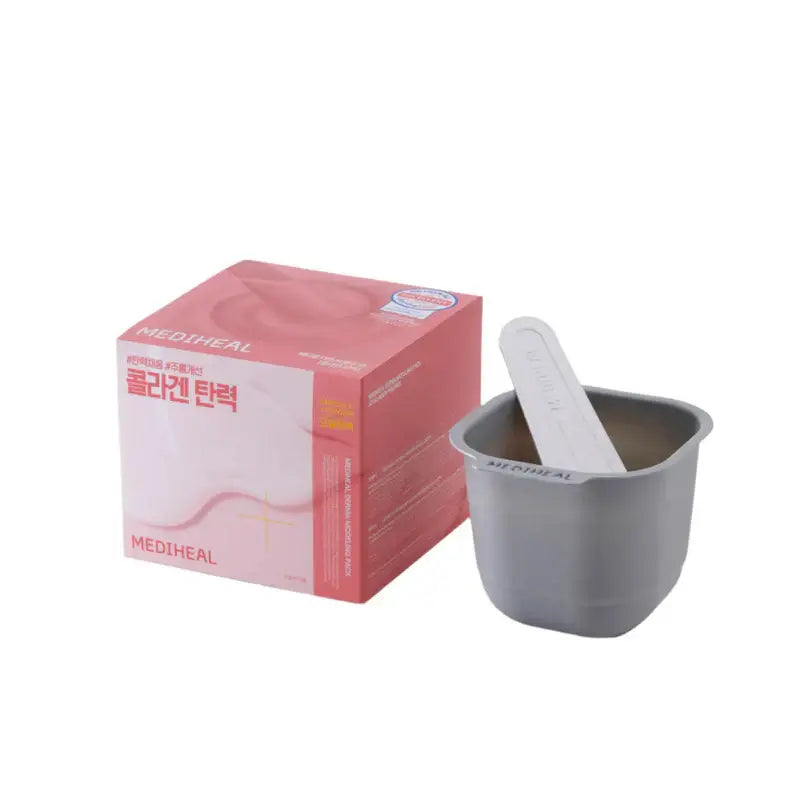 MEDIHEAL Derma Modeling Pack [Collagen Elasticity] with box and mixing cup