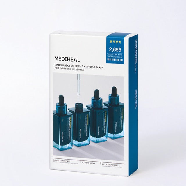 MEDIHEAL Madecassoside Derma Ampoule Mask 10 sheets product packaging