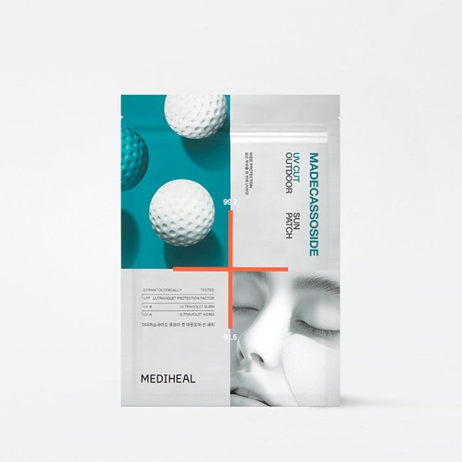 Packaging of MEDIHEAL Madecassoside UV Cut Outdoor Sun Patch