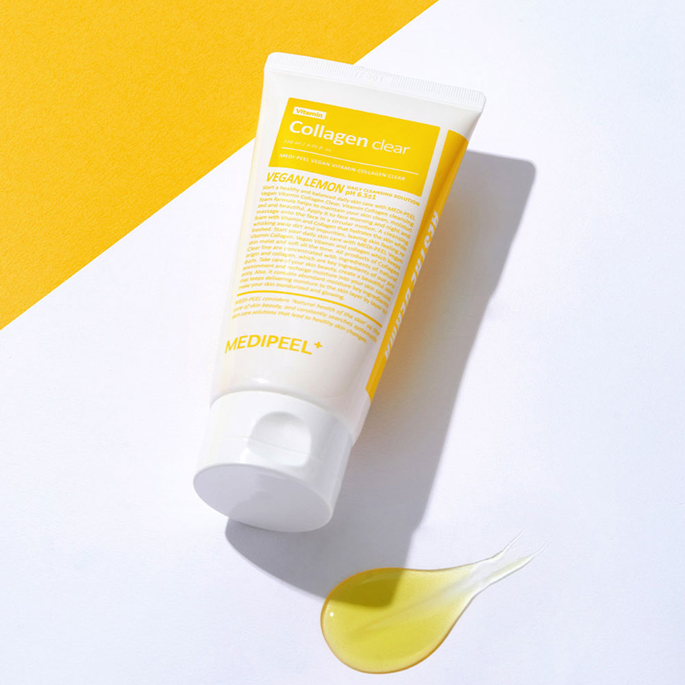 MEDIPEEL Vegan Vitamin Collagen Clear 300ml tube with lemon extract