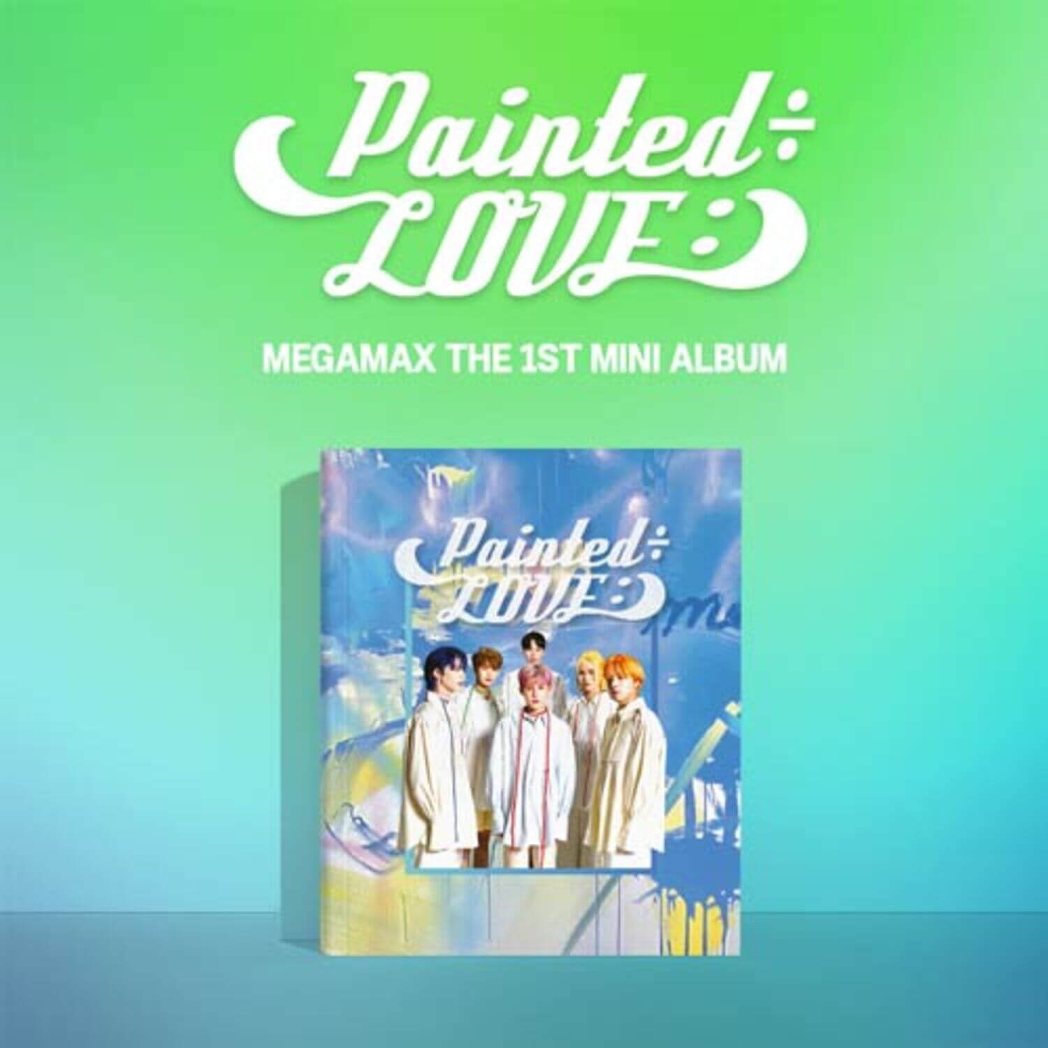 MEGAMAX - [Painted÷LOVE:)](BLUE ver. ) - Kpop Album | Kool Seoul - Buy Kpop Albums Online
