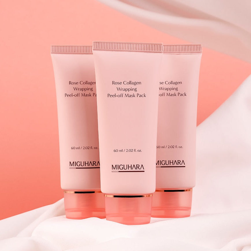 Miguhara Rose Collagen Wrapping Peel-Off Mask 60ml