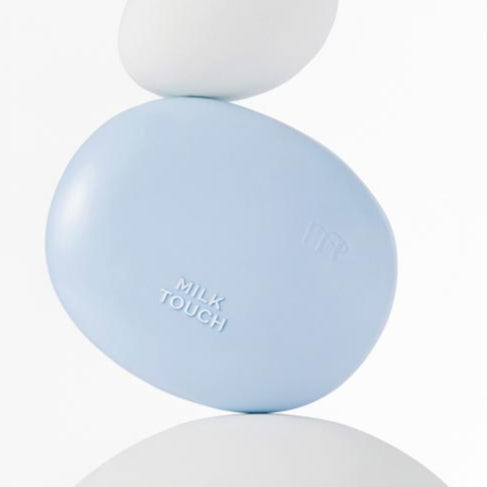 MILK TOUCH All Day Skin Fit Slim Matte Cushion compact in blue case, product image