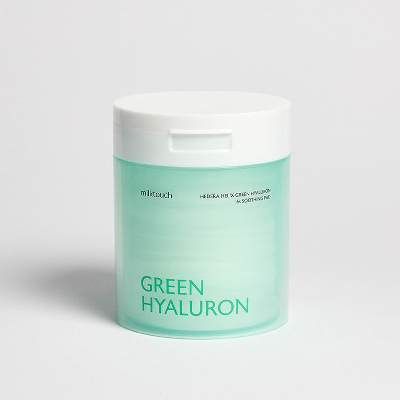 MILK TOUCH Wester Songak Green hyaluronic Acid 6-second Soothing Pad in green packaging
