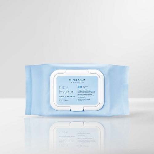 Missha Super Aqua Ultra Hyaluronic Cleansing Water Tissues (30 Sheets)