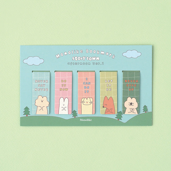 MONOLIKE Magnetic Bookmark Set #StoryTownAfternoon Ver.1 | Kool Seoul