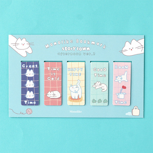 MONOLIKE Magnetic Bookmark Set #StoryTownAfternoon Ver.2 | Kool Seoul