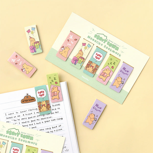 MONOLIKE Magnetic Bookmark #StoryTownMomo Ver.1 | Kool Seoul