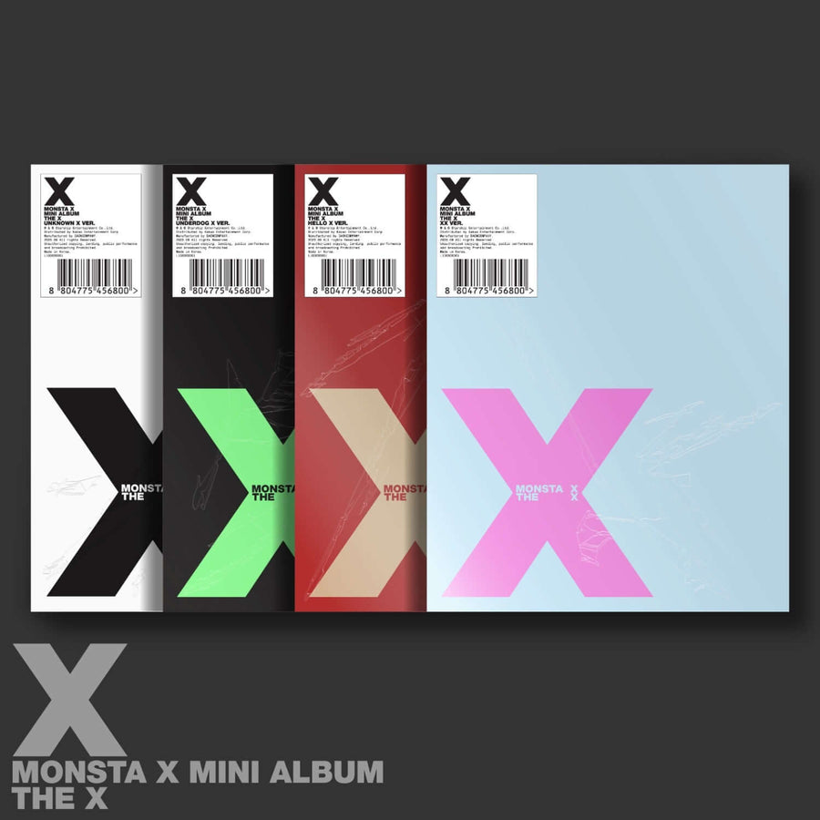 MONSTA X - 13th Album [THE X] (UNKNOWN X VER. / UNDERDOG X VER. / HELLO X VER. / XX VER.) (Random 1 of 4)