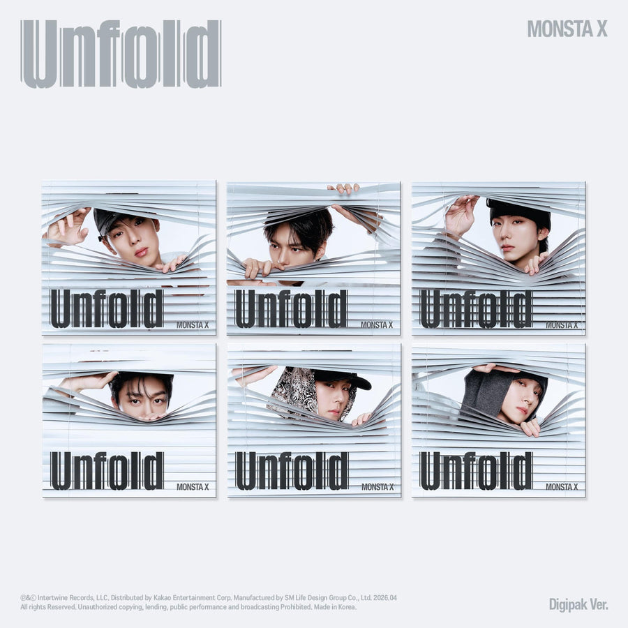 Monsta X - [Unfold]（デジパック版）（ランダム6種） - Kpopアルバム