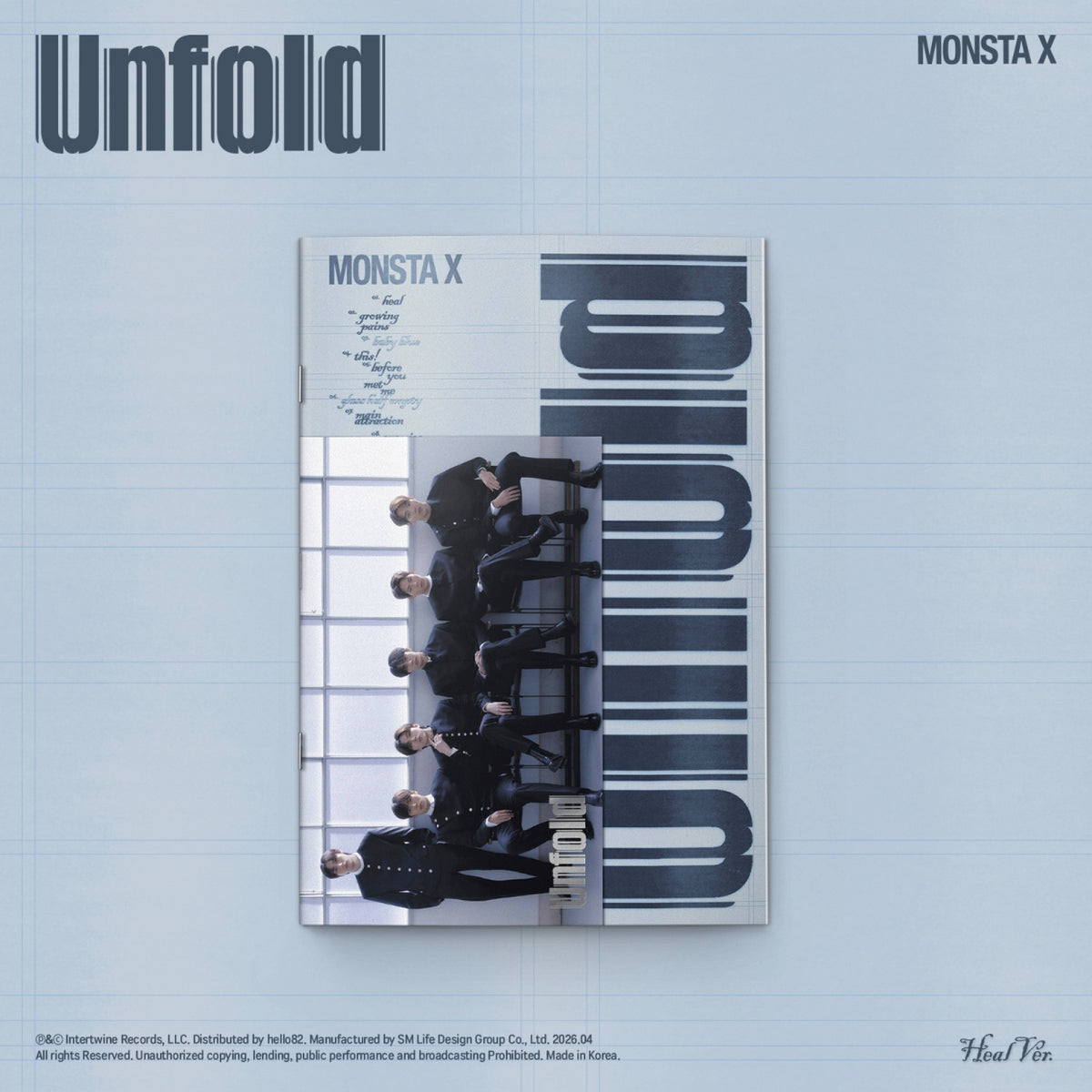 MONSTA X - [Unfold] Standard (Heal Ver.) - Kpop Album | Kool Seoul - Buy Kpop Albums Online