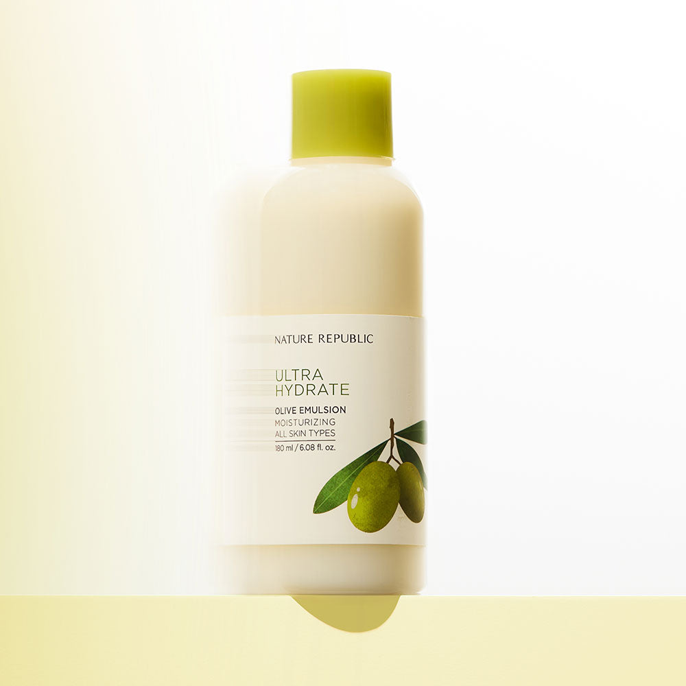 Nature Republic Toner Emulsion Set With Olive Leaf Extracts 180ml