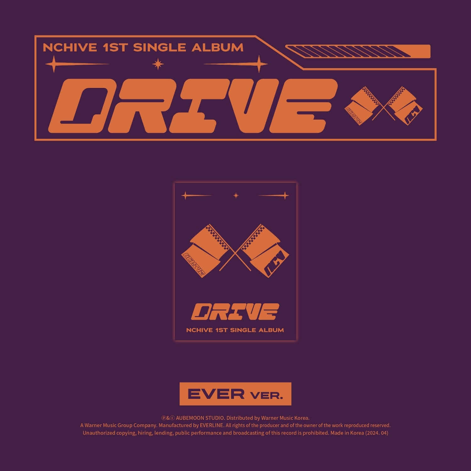 NCHIVE - 1st Single Album [Drive] (EVER MUSIC ALBUM Ver.) -  | Kool Seoul - Buy Kpop Albums Online