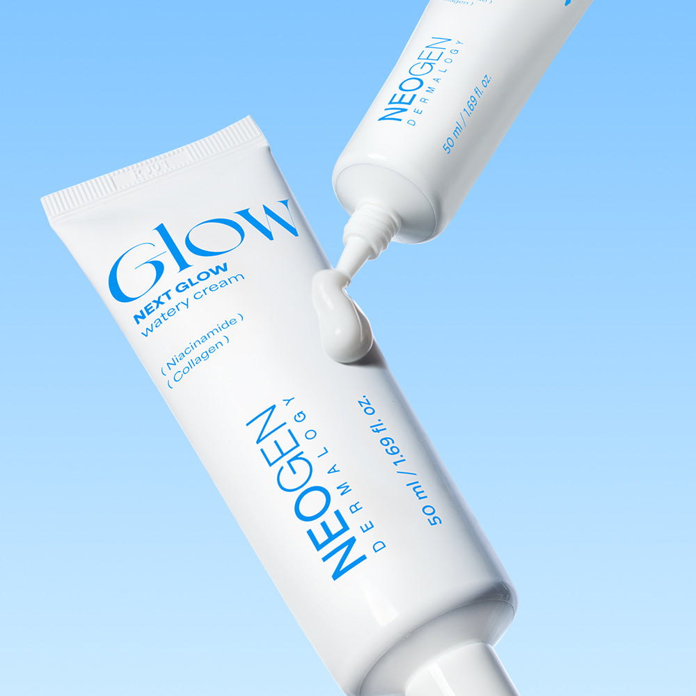 NEOGEN Next Glow Moisture Cream 50ml tube with cream on blue background