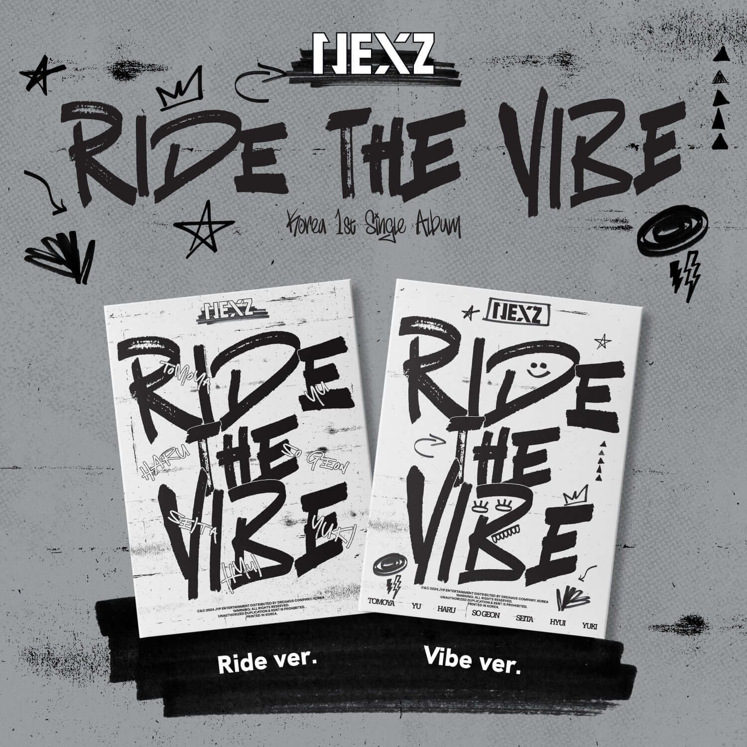NEXZ - 1st Album Ride the Vibe (Standard) - Kpop Album | Kool Seoul - Buy Kpop Albums Online
