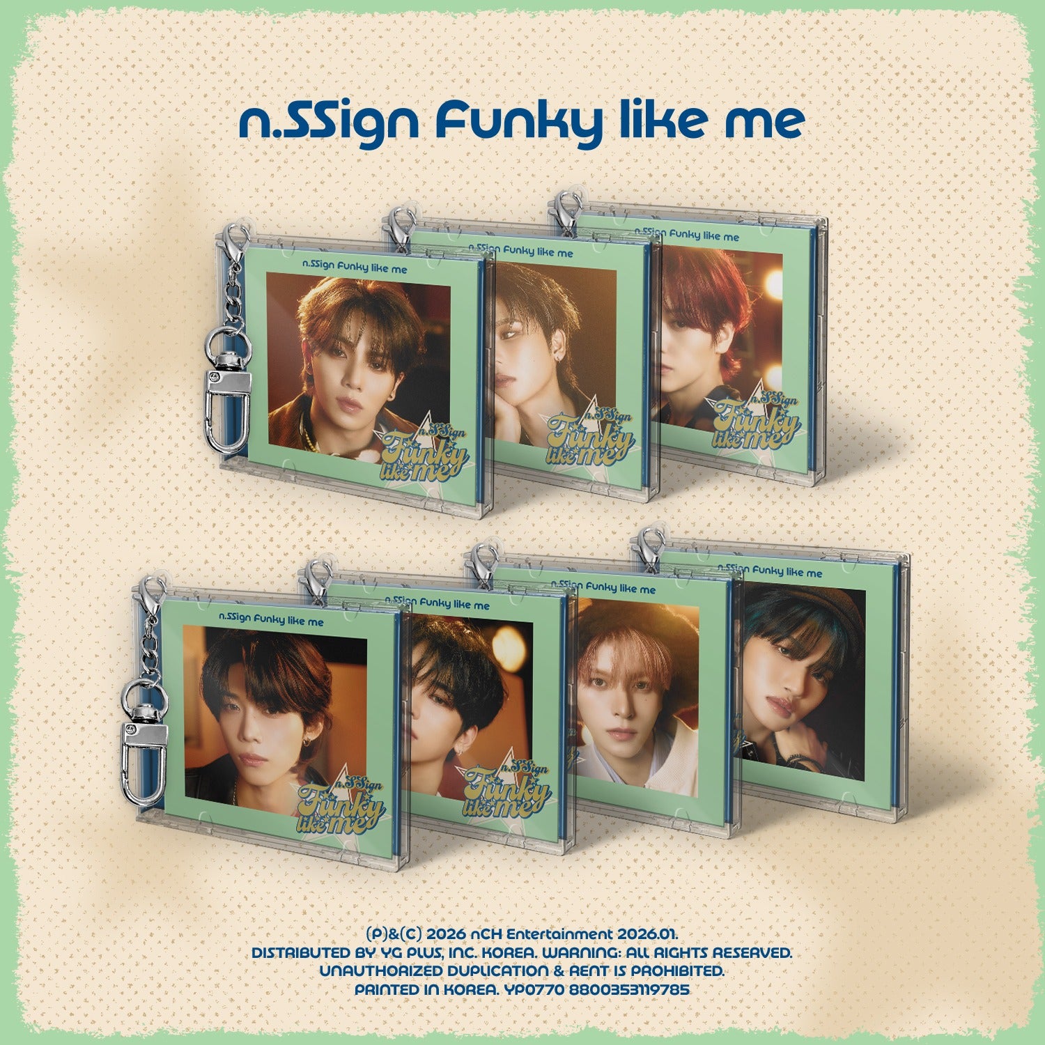 N.SSIGN - [Funky like me] (Mini Jewel ver.) (Set of 7) - Kpo | Kool Seoul - Buy Kpop Albums Online