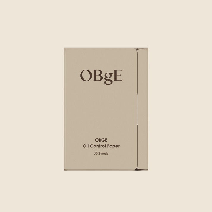 OBGE Oil control paper 50 - Gentleman Korea men’s skincare oil control paper, 50 sheets packaging