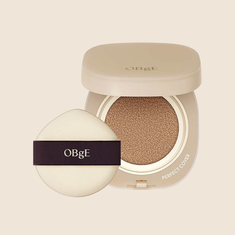 OBGE Perfect Homme Cushion compact with puff - Gentleman Korea Korean men’s cushion foundation