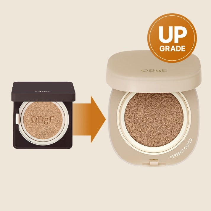 OBGE Perfect Homme Cushion men's Korean cushion compact by Gentleman Korea for natural coverage and upgrade pack