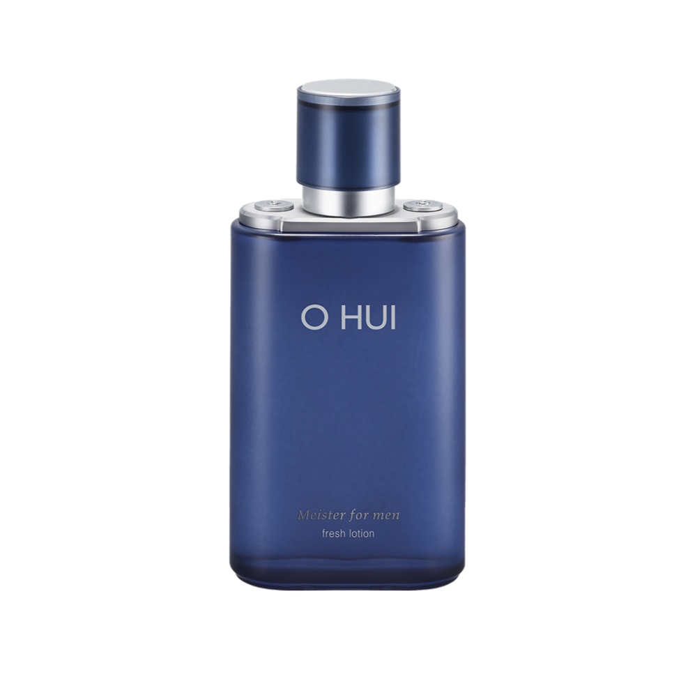 OHUI Meister For Men Fresh Lotion 110ml blue bottle product image Gentleman Korea Korean men’s skincare for gentleman
