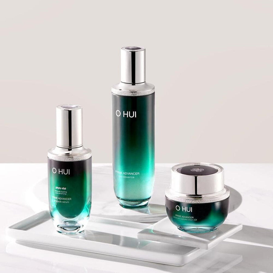 Ohui Prime Advancer Core Trial Set (Skin Softener, Serum, Cream)