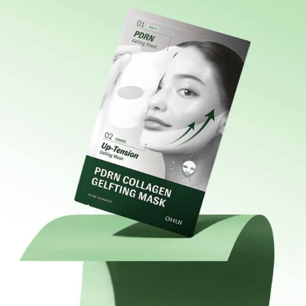 Ohui  Prime Advancer Pdrn Collagen Gel Lifting Mask 4-Piece