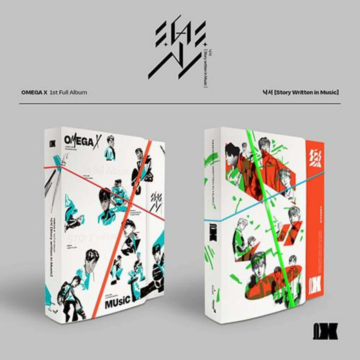 OMEGA X - 1st Album [樂] (Story Written in Music) (SET Ver.)  | Kool Seoul - Buy Kpop Albums Online