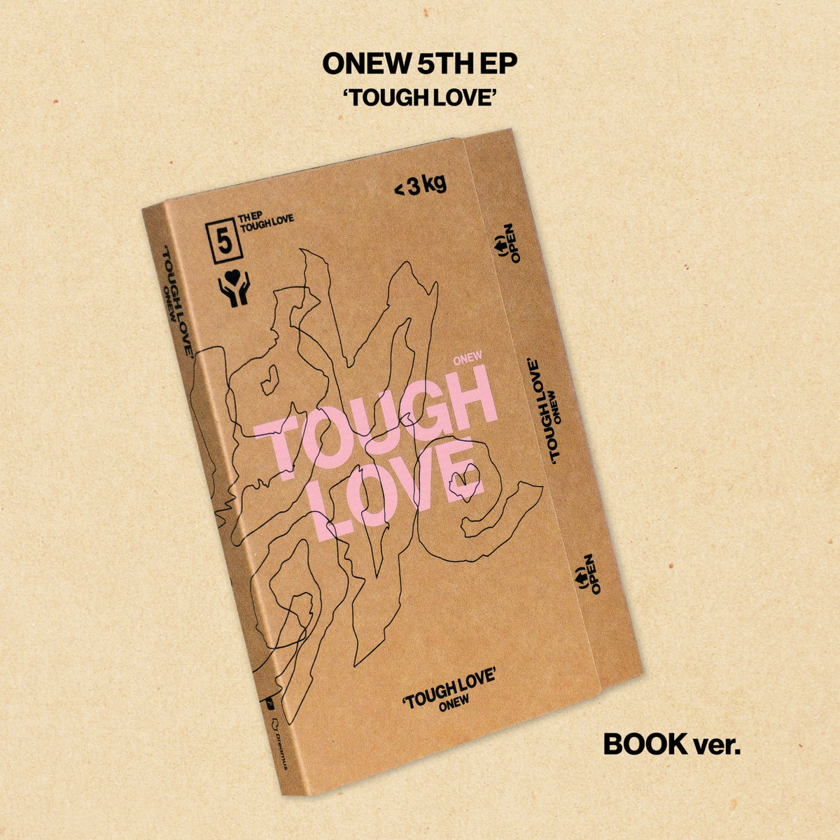 ONEW - 5th Mini Album [TOUGH LOVE] (BOOK Ver.) - Kpop Album | Kool Seoul - Buy Kpop Albums Online