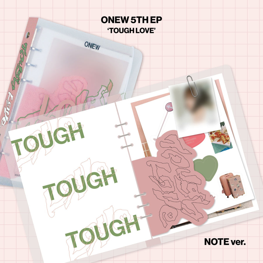 Onew - 5thミニアルバム [Tough Love] (ノートVer.) - Kpopアルバム