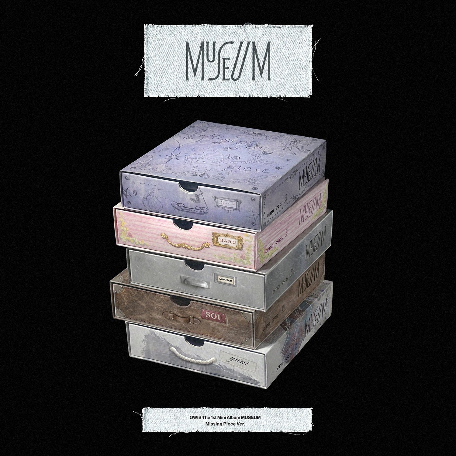 OWIS - The 1st Mini Album [MUSEUM] (Missing Piece Ver.) (Ran | Kool Seoul - Buy Kpop Albums Online