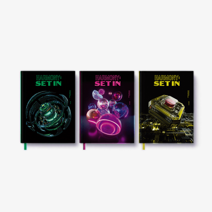 P1HARMONY 5th Mini Album HARMONY : Set In (Random Ver.) covers in various designs