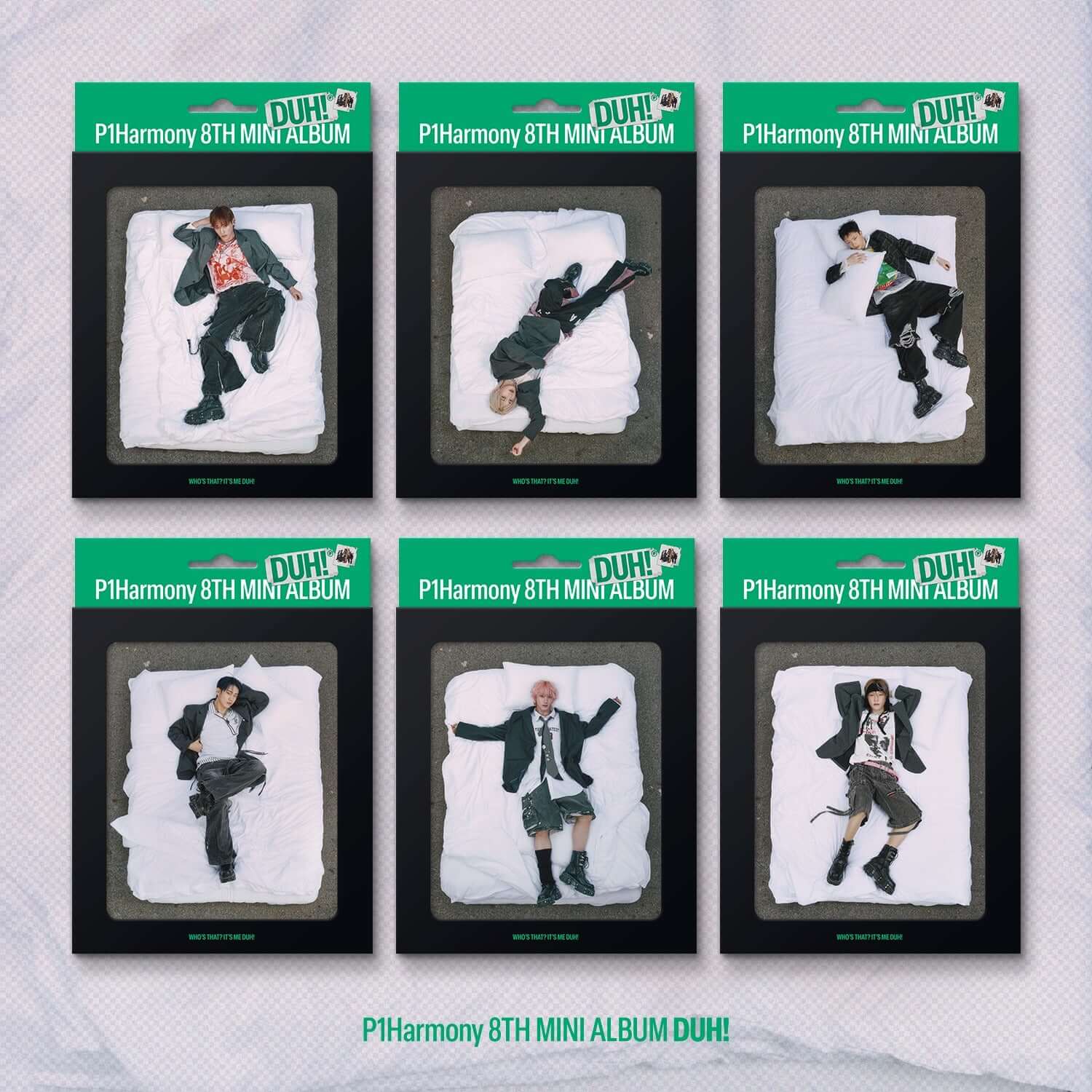 P1HARMONY - 8th Album [DUH!] (H Ver.) (Compact Ver) (Random) | Kool Seoul - Buy Kpop Albums Online
