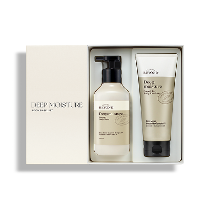 PASSION & BEYOND Deep Moisture Body Basic Set (Body Wash+Emulsion) in packaging