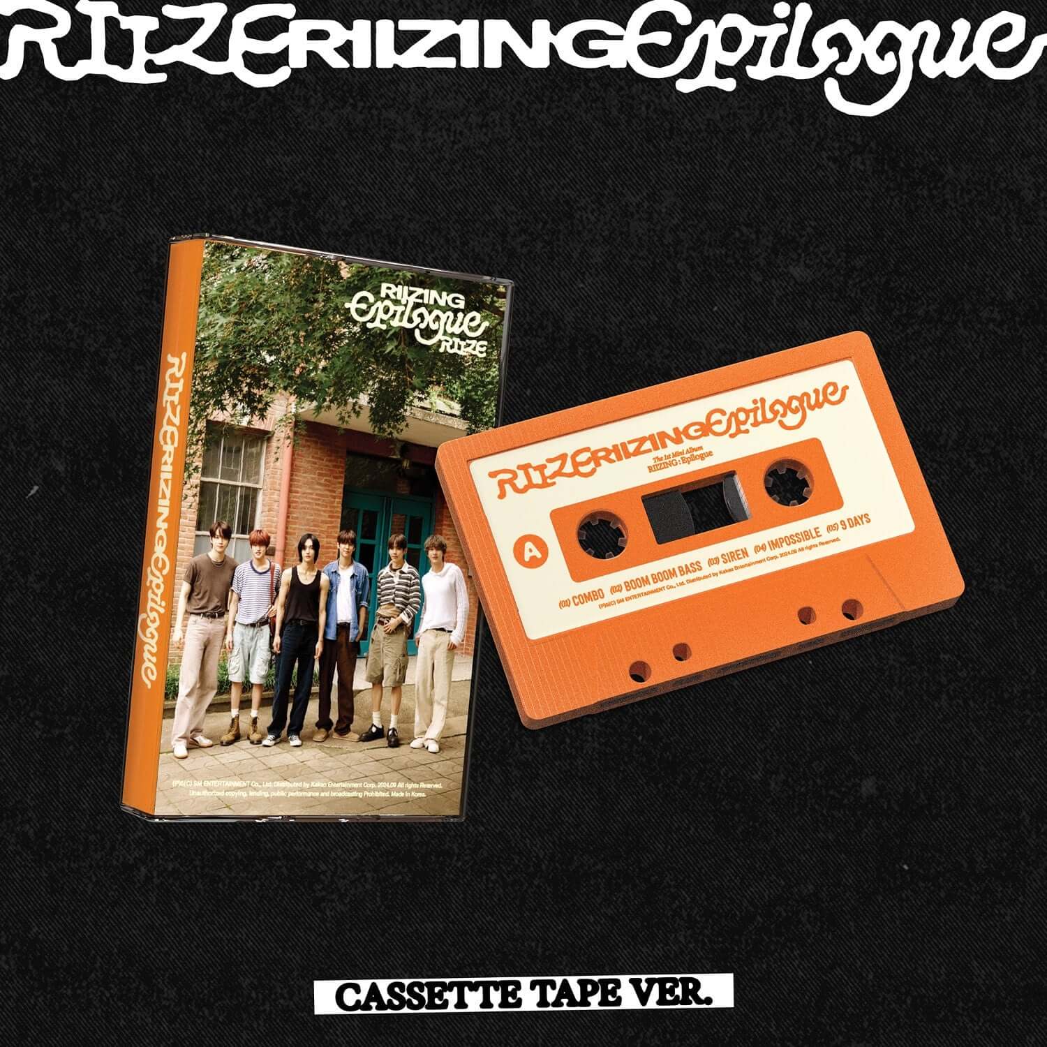 RIIZE - 1st Album [RIIZING : Epilogue] (CASSETTE TAPE Ver.)  | Kool Seoul - Buy Kpop Albums Online