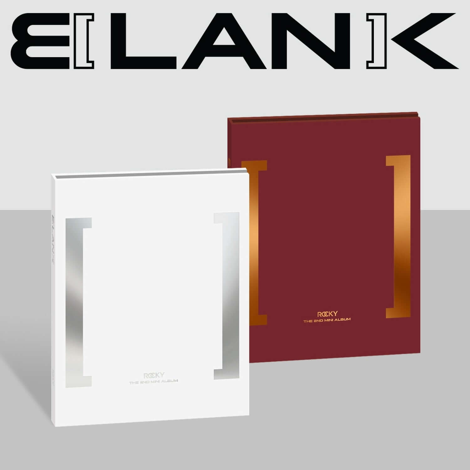 ROCKY - 2nd Album [BLANK] (White ver/Burgundy ver) (Set of 2 | Kool Seoul - Buy Kpop Albums Online