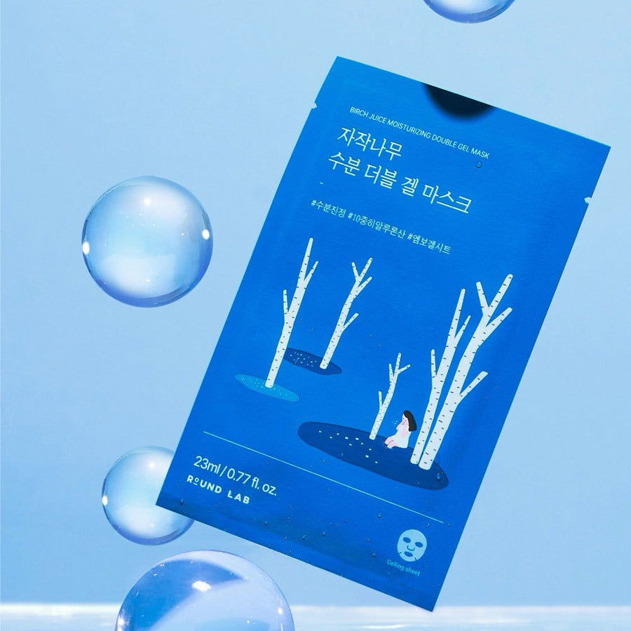 Round Lab Birch Moisture Double Gel Mask (10 Sheets)
