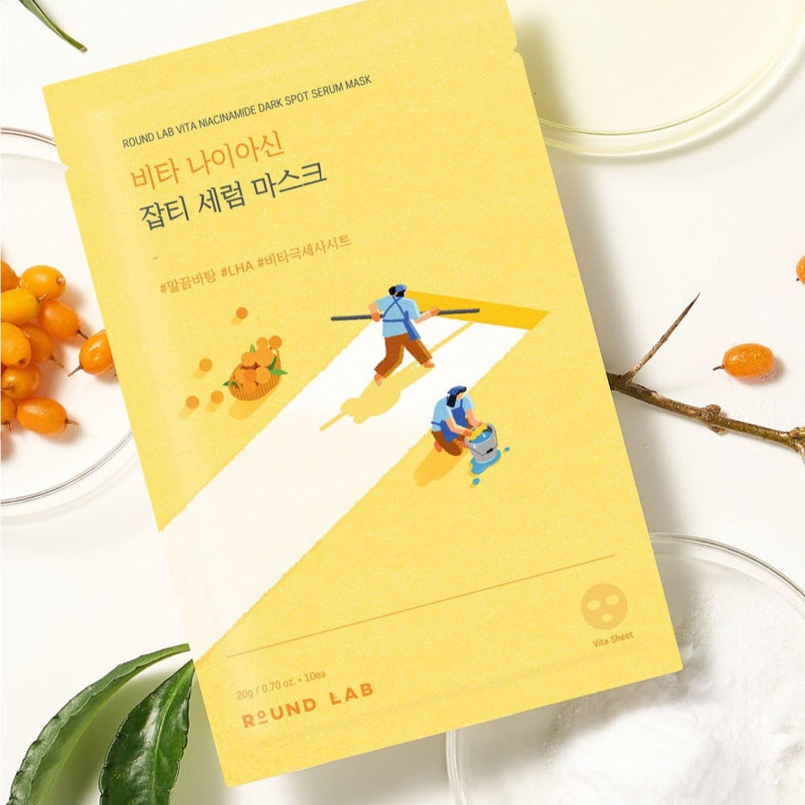 Round Lab Vita Niacinamide Dark Spot Serum Mask