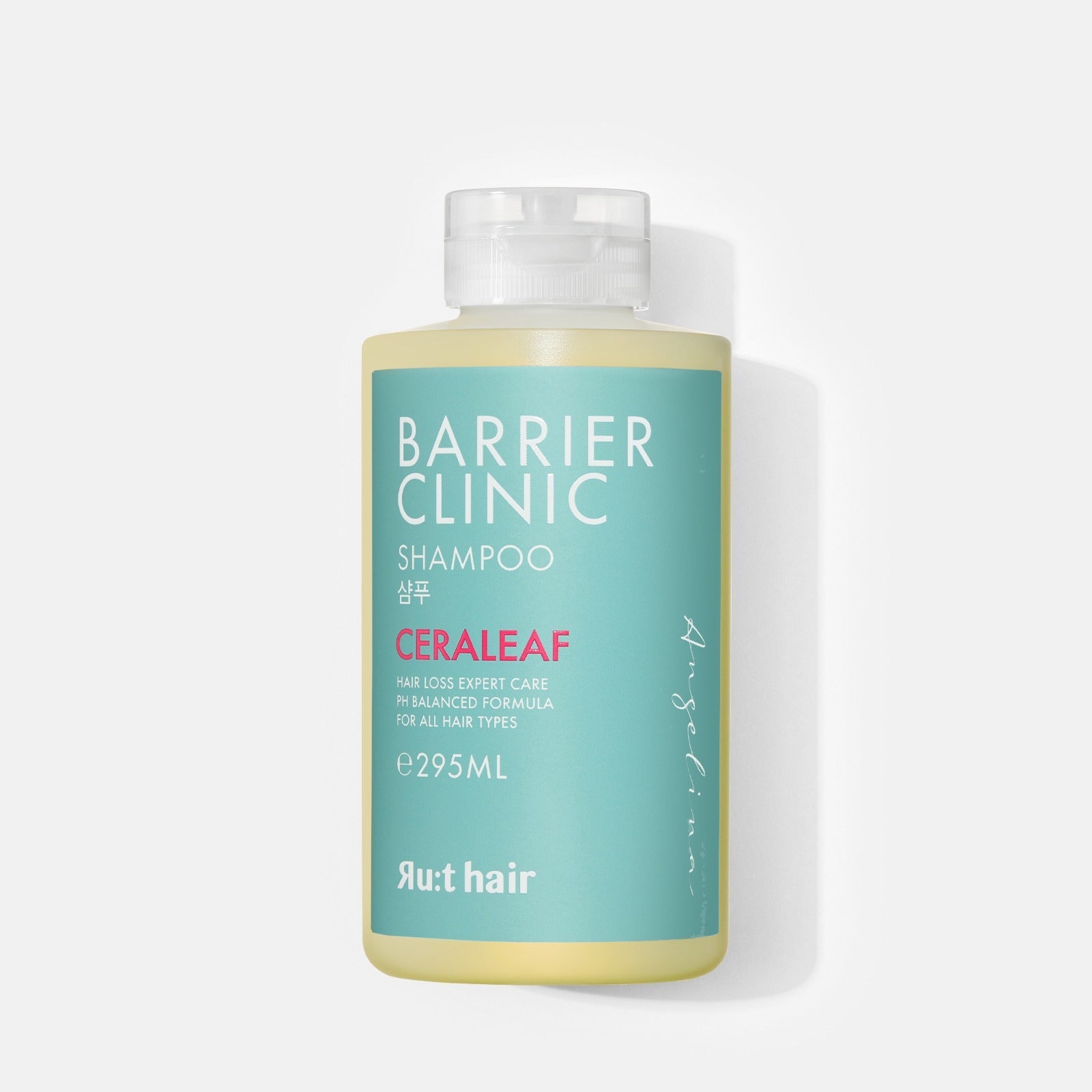 RU:T HAIR Barrier Cinic Ceraleaf Shampoo 295ml bottle