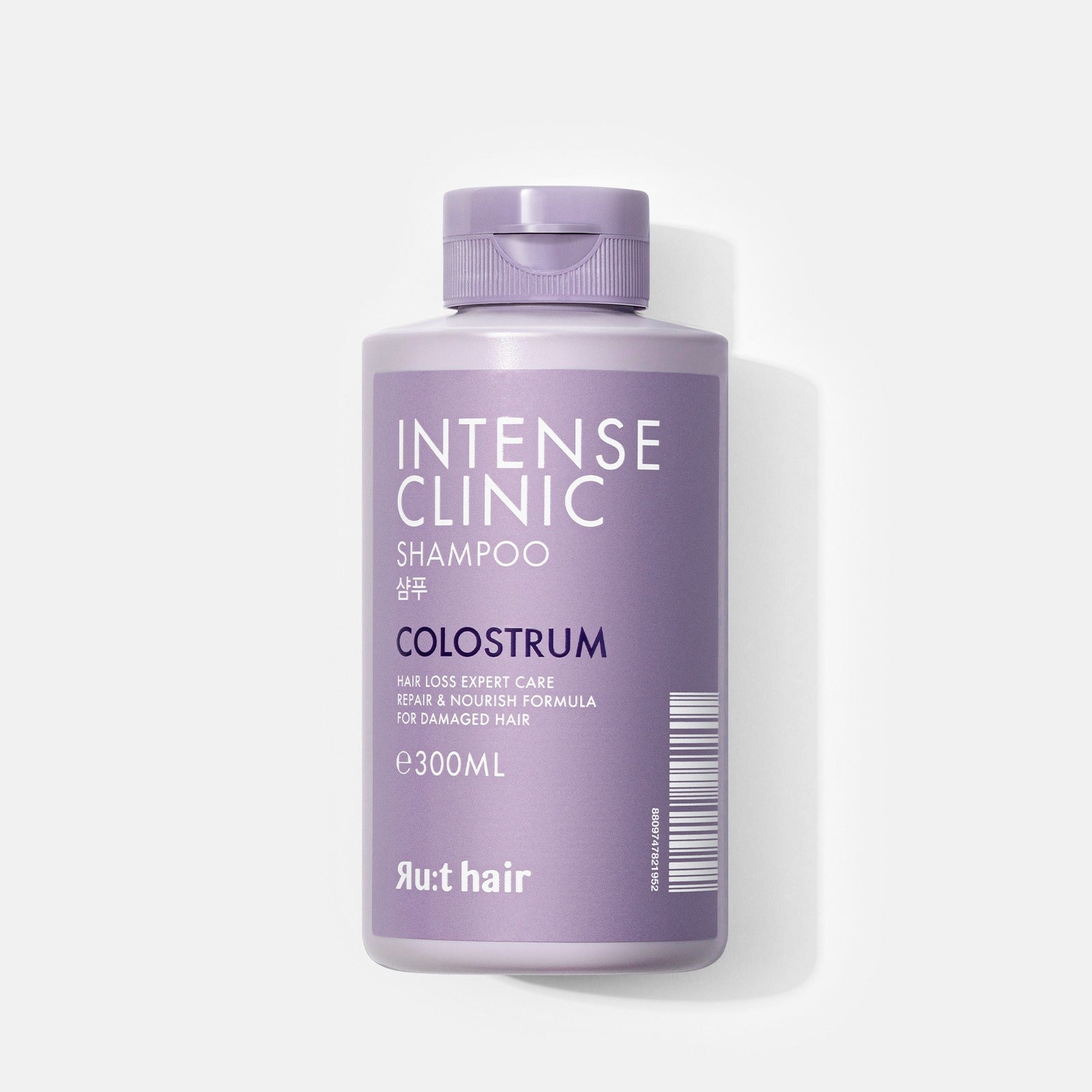 RU:T HAIR Intense Clinic Colostrum Shampoo 300ml bottle