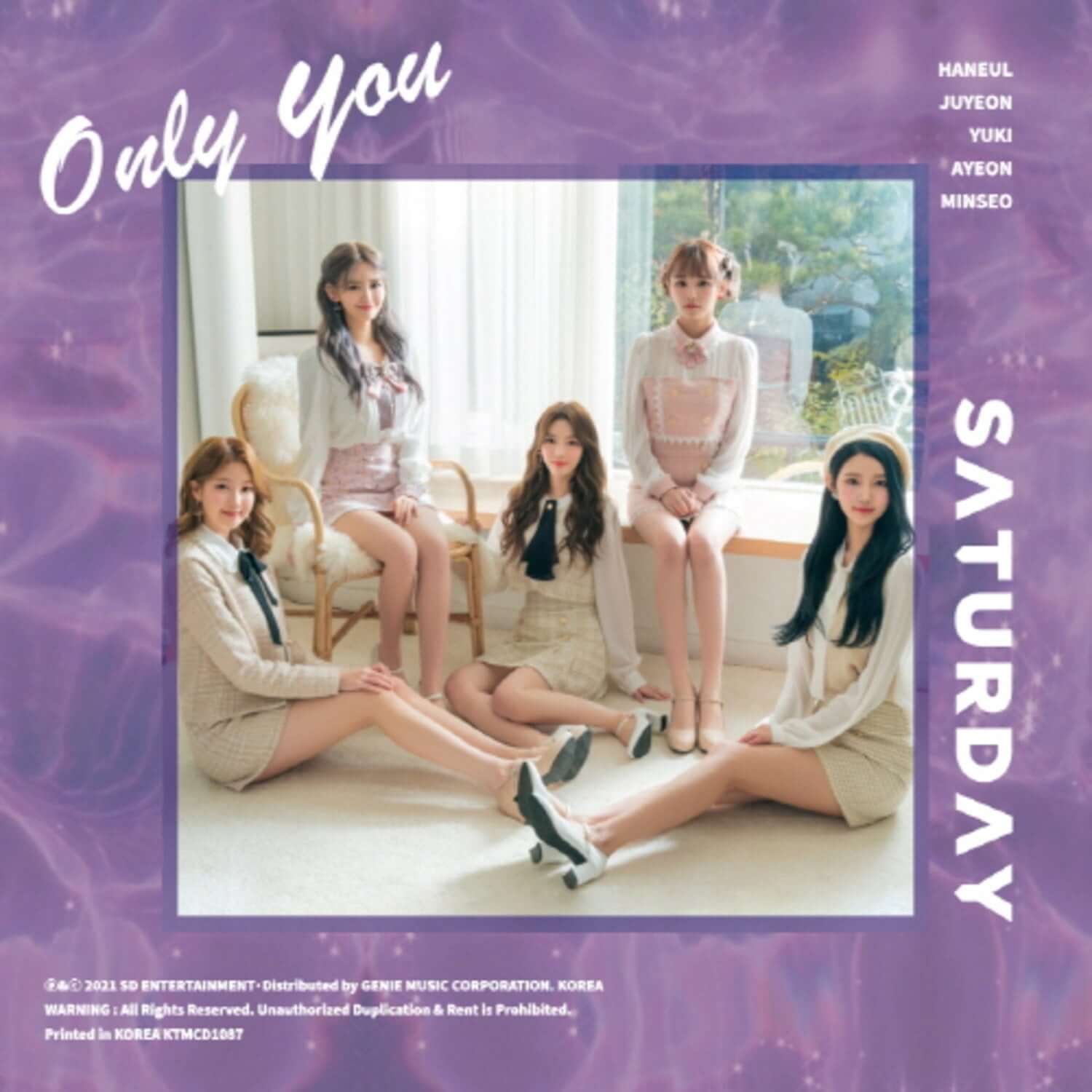 SATURDAY - The 5th Single Album [Only You] - Kpop Album | Kool Seoul - Buy Kpop Albums Online
