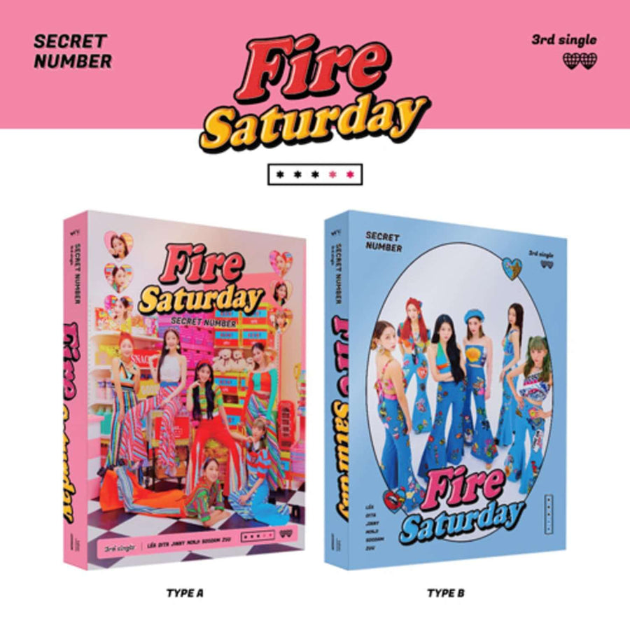 Secret Number - 3rd Album [Fire Saturday] (セット) - Kpop アルバム