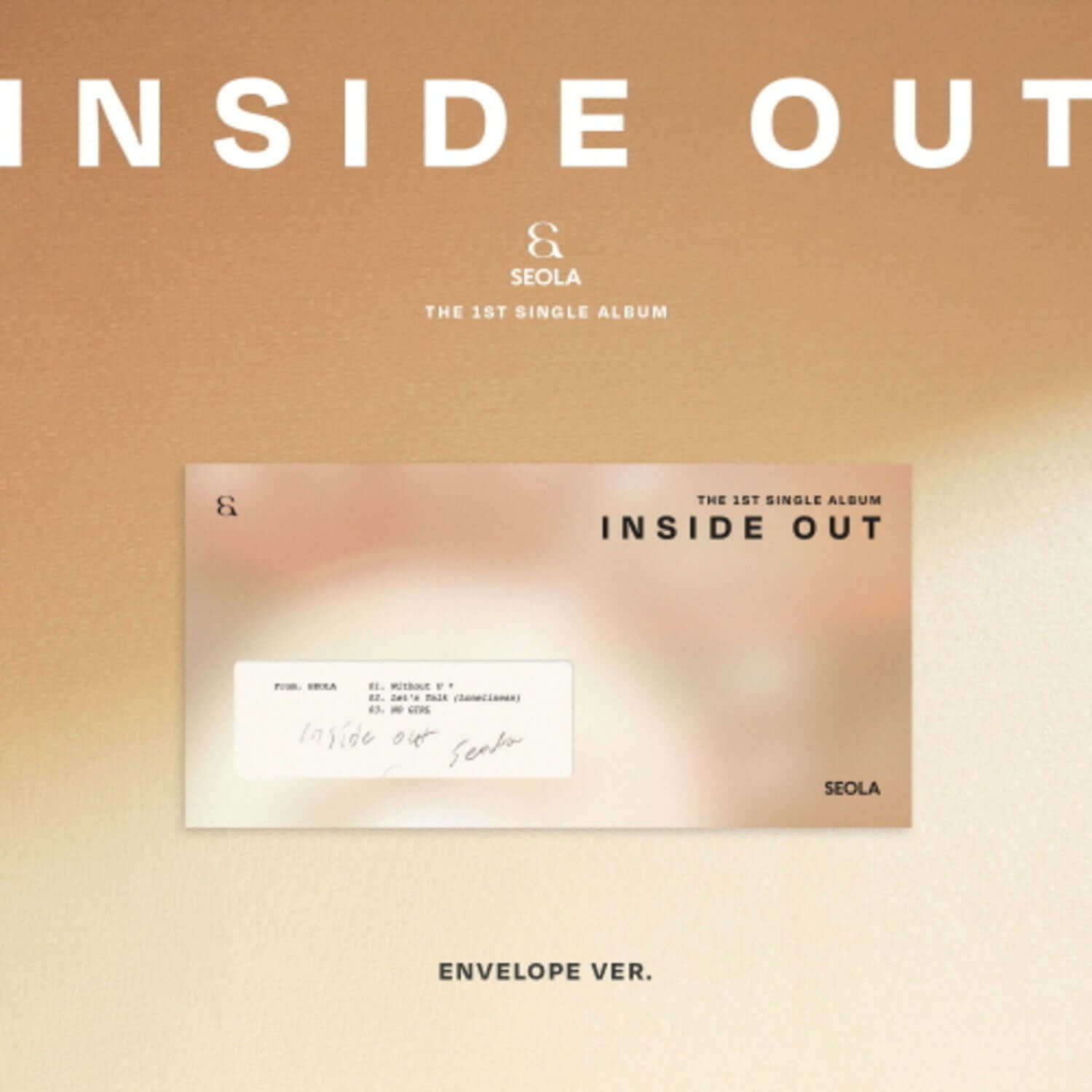 SEOLA - THE 1ST SINGLE ALBUM [INSIDE OUT] (ENVELOPE VER.) -  | Kool Seoul - Buy Kpop Albums Online