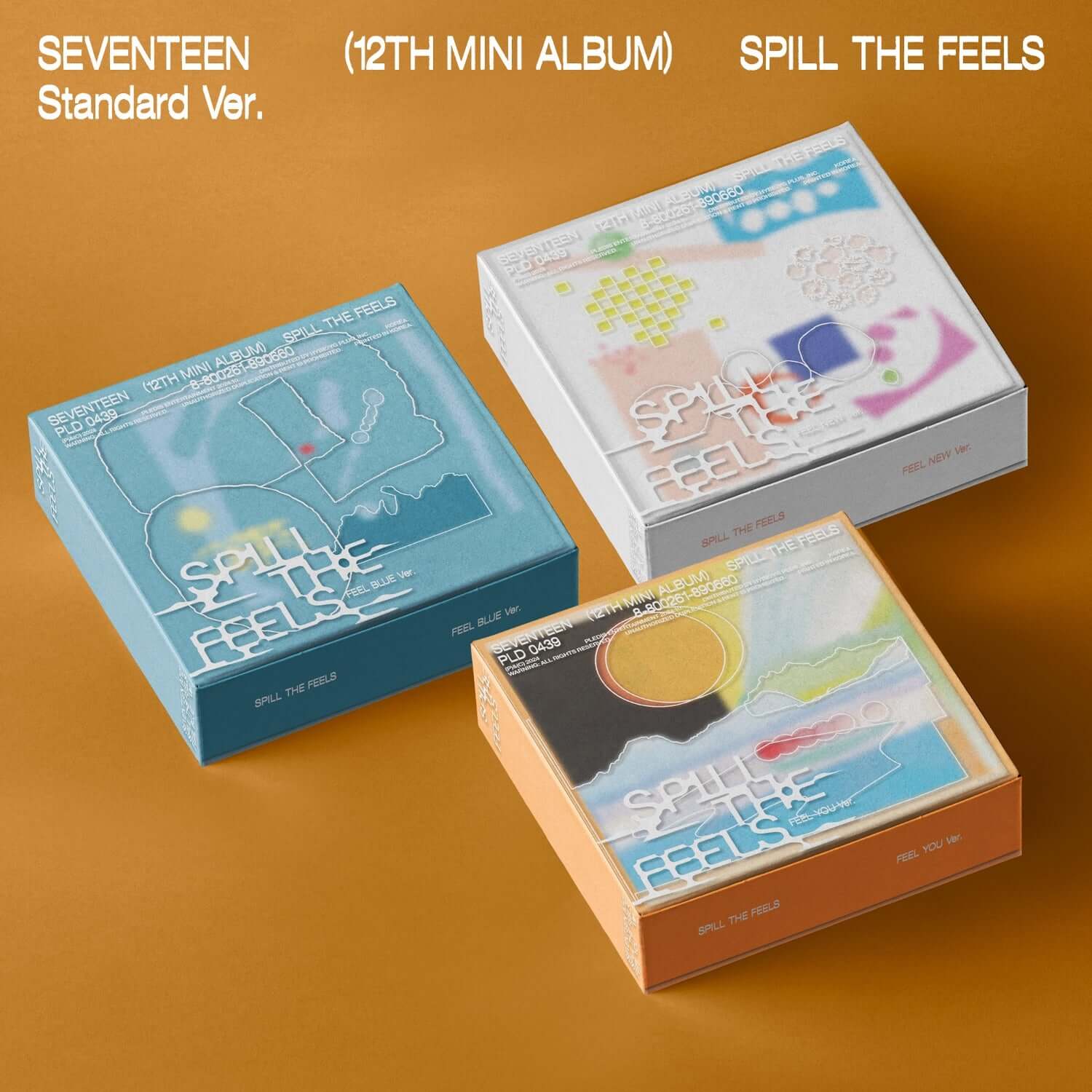 SEVENTEEN - 12th Mini Album 'SPILL THE FEELS' (Random 1 of 3 | Kool Seoul - Buy Kpop Albums Online