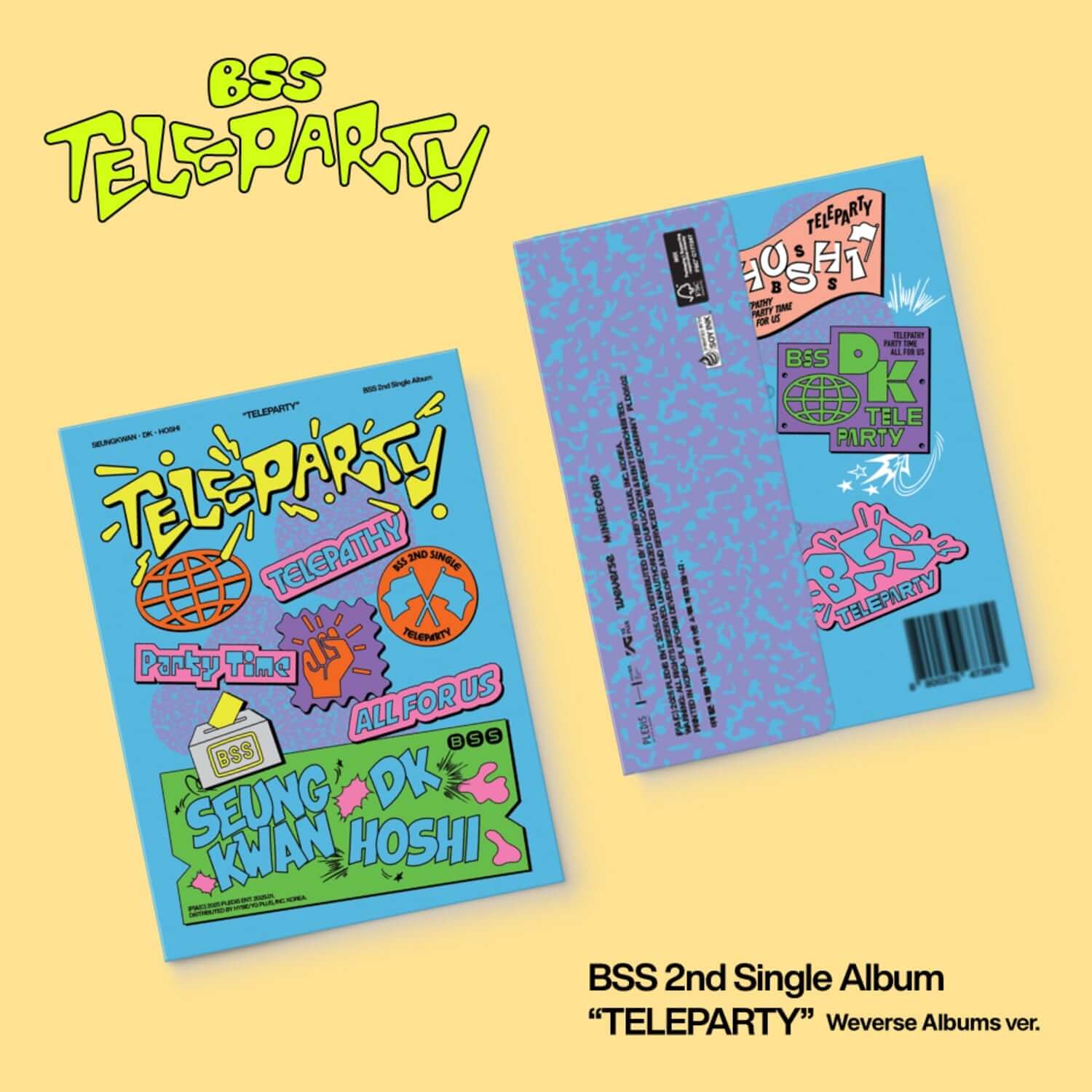 SEVENTEEN - 2nd Single Album [TELEPARTY] (Weverse Albums ver | Kool Seoul - Buy Kpop Albums Online