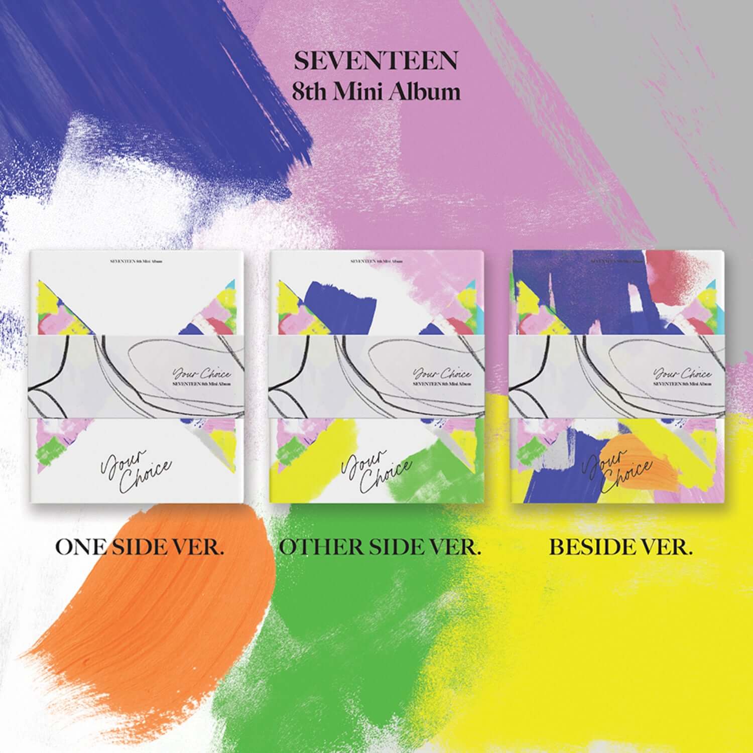 SEVENTEEN - 8th Mini Album [Your Choice] - Kpop Album | Kool Seoul - Buy Kpop Albums Online