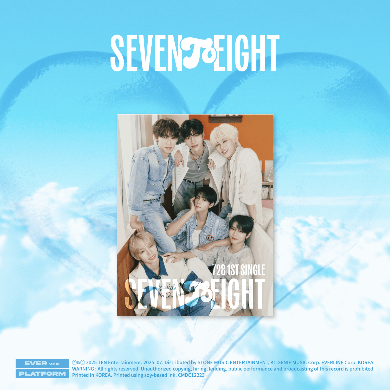 SEVENTOEIGHT - 1st single [SEVENTOEIGHT] (EVER ver.) - Kpop  | Kool Seoul - Buy Kpop Albums Online