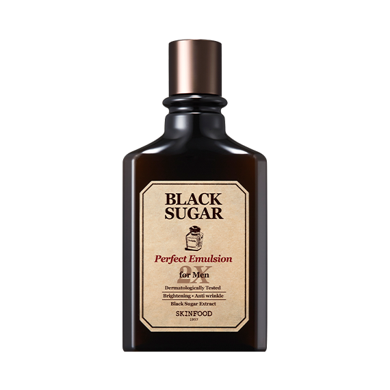 SKINFOOD Black Sugar Perfect Emulsion 2X For Men 180ml bottle product shot Gentleman Korea - men's Korean skincare